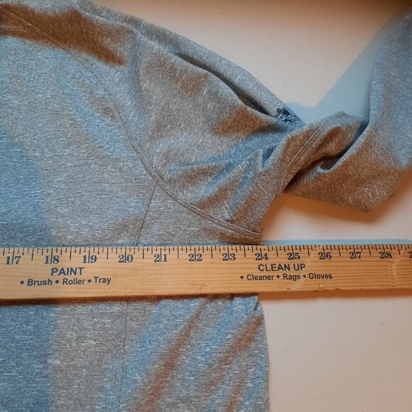 Zero Restriction Shirt Mens Large Gray Performance Golf Sweater Crewneck Logo - Picture 12 of 14